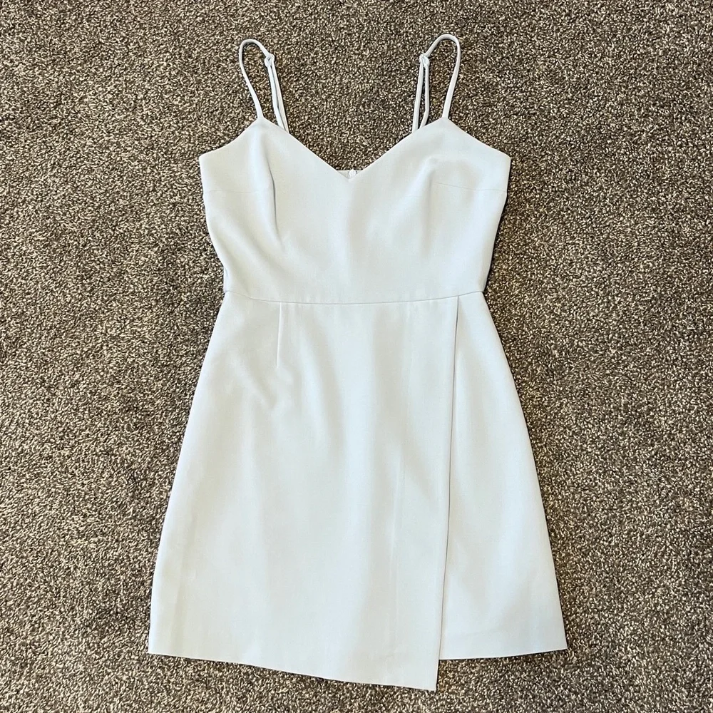 French Connection Light Blue Mini Dress - Picture 3 of 8